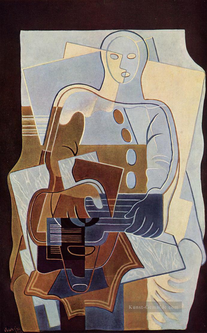 Pierrot mit Gitarre 1922 Juan Gris Ölgemälde